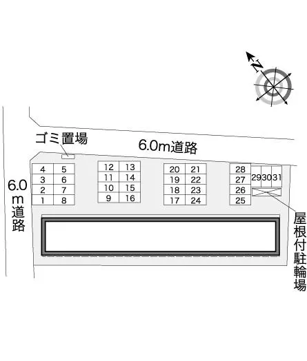 ★手数料０円★光市浅江７丁目 月極駐車場